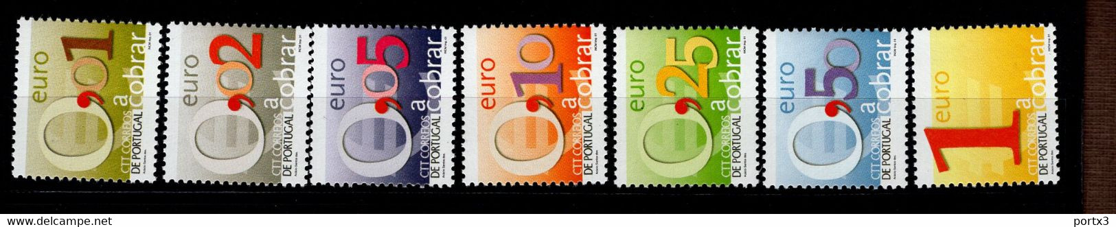 Portugal Portomarken Ziffern 104 - 110 MNH ** Neuf - Neufs