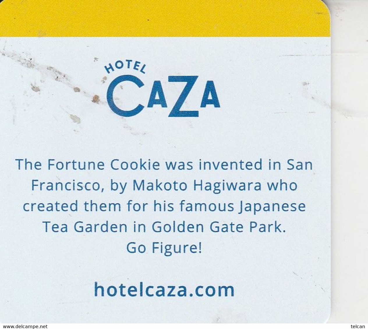 SAN FRANCISCO  HOTEL CAZA - Hotel Key Cards