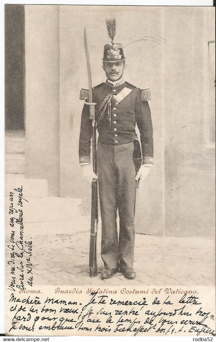 CPA - Roma - Guardia Palatina Costumi Del Vaticano - Gardien Du Vatican - Vatikanstadt