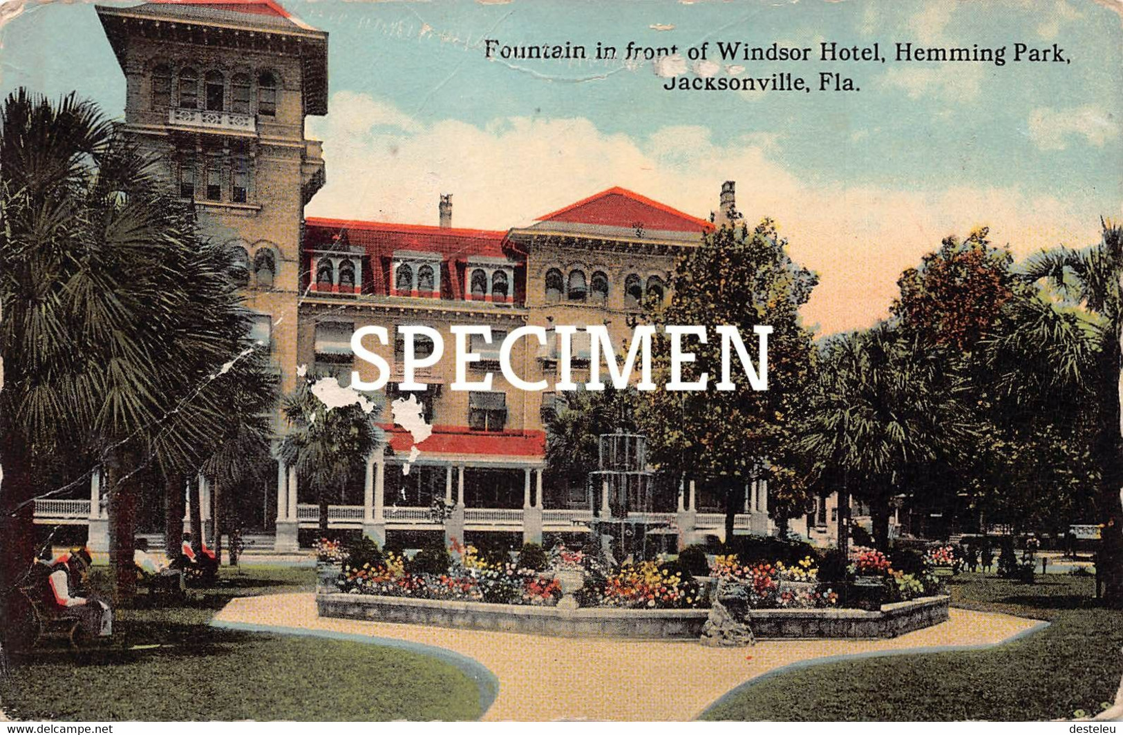 Fountain In Front Of Windsor Hotel Hemming Park - Jacksonville - Jacksonville