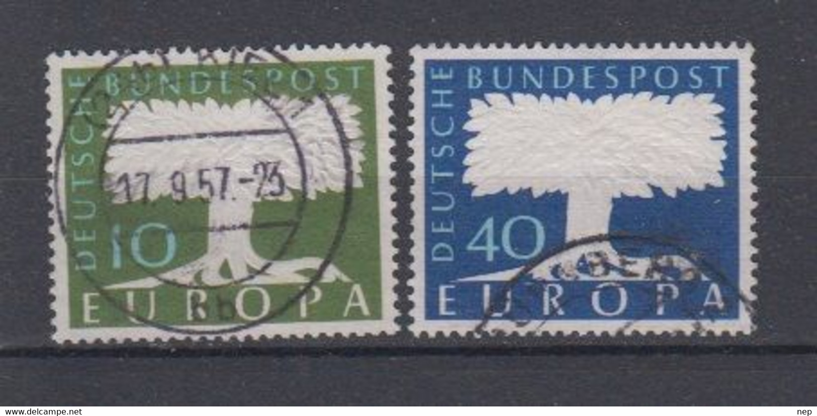 EUROPA - CEPT - Michel - 1957 - DUITSLAND - Nr 268/69 - Gest/Obl/Us - 1957