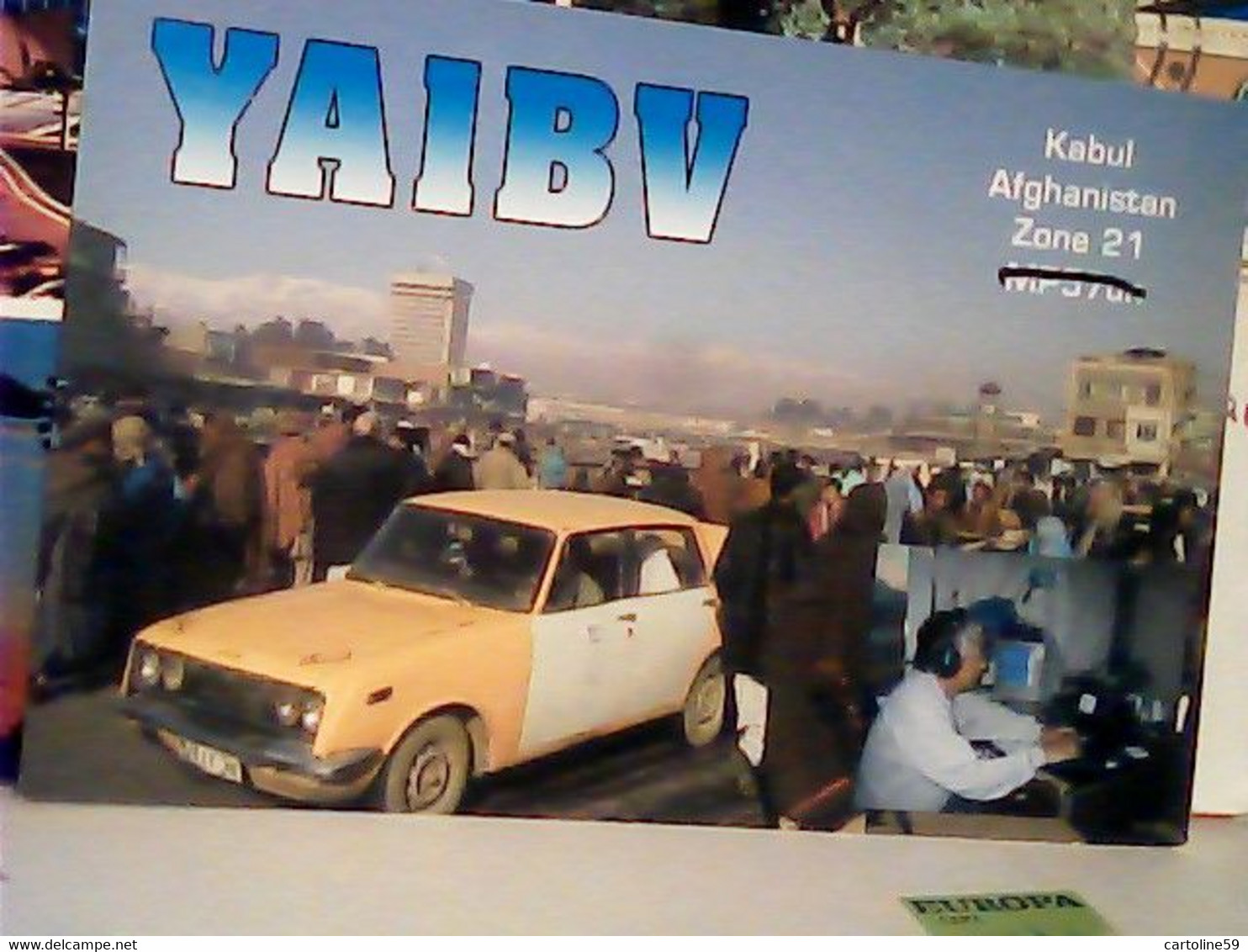 Kabul Afghanistan ZONE 21 AUTO CAR  Amateur Radio QSL 2004 IV828 - Afghanistan