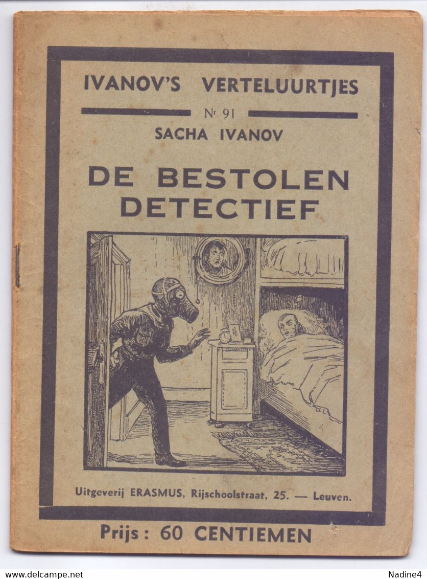 Tijdschrift Ivanov's Verteluurtjes - N° 91 - De Bestolen Detectief - Sacha Ivanov - Uitg. Erasmus Leuven - Juniors