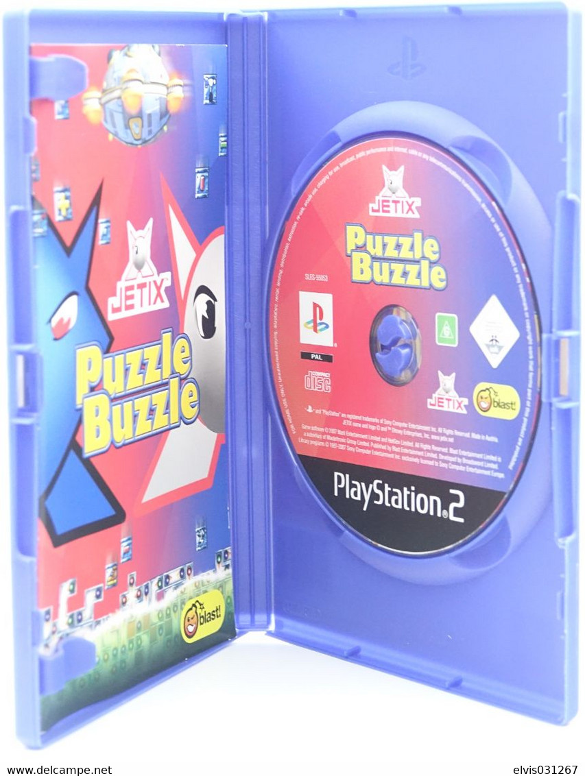 SONY PLAYSTATION TWO 2 PS2 : PUZZLE BUZZLE EXCLUSIVE CIB - JETIX - Playstation 2