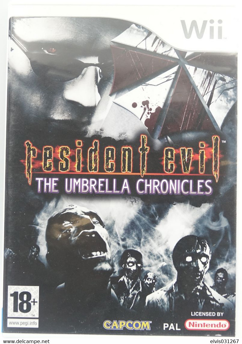 NINTENDO WII  : RESIDENT EVIL THE UMBRELLA CHRONICLES - EUROPE EDITION PAL - Game - Wii