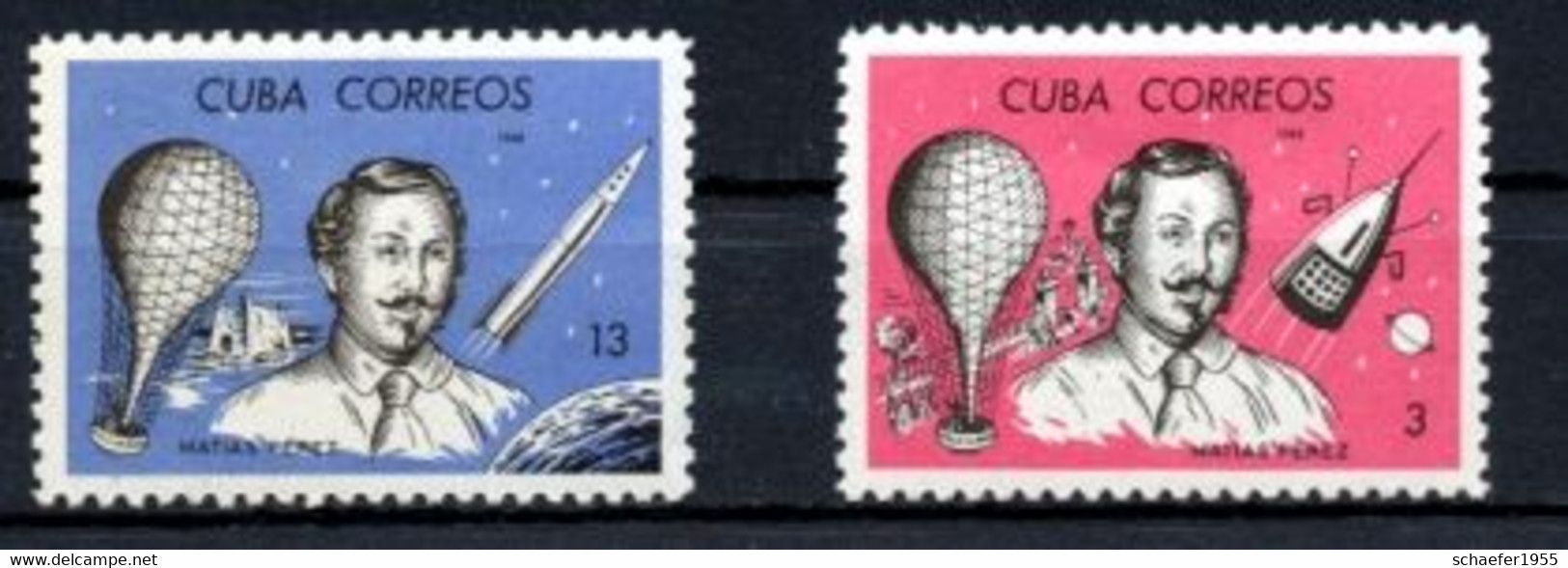 Cuba, Kuba 1965 FDC + Stamps Pioneros Del Aire - North  America