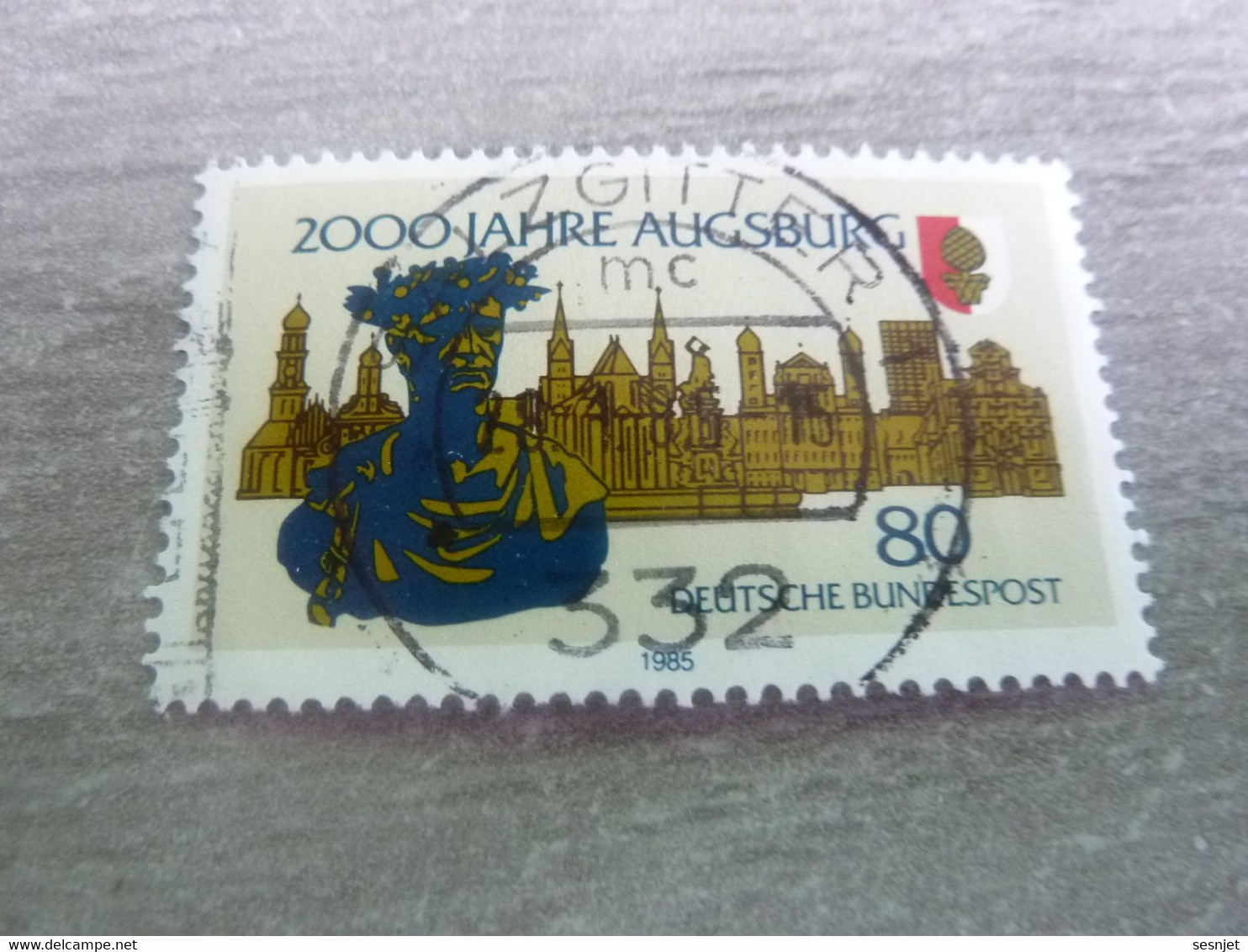 Deutsche Bundespost - Jahre Augsburg - Val 80 - Multicolore - Oblitéré - Année 1985 - - Gebraucht