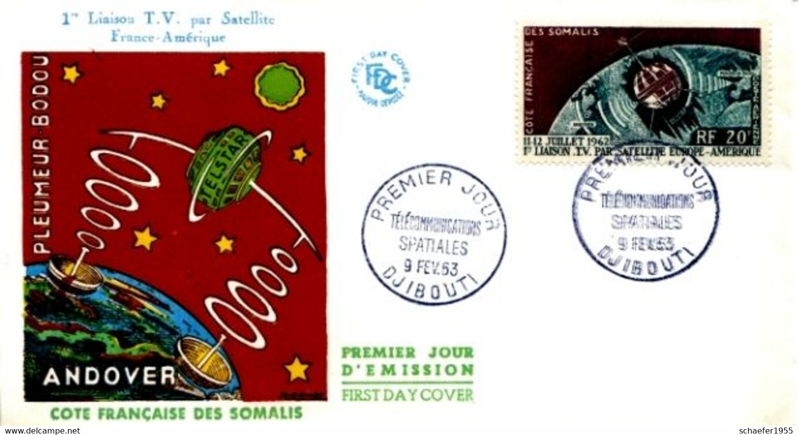 Somalia, Somalis 1963 FDC + Stamp Telecommunication - Africa