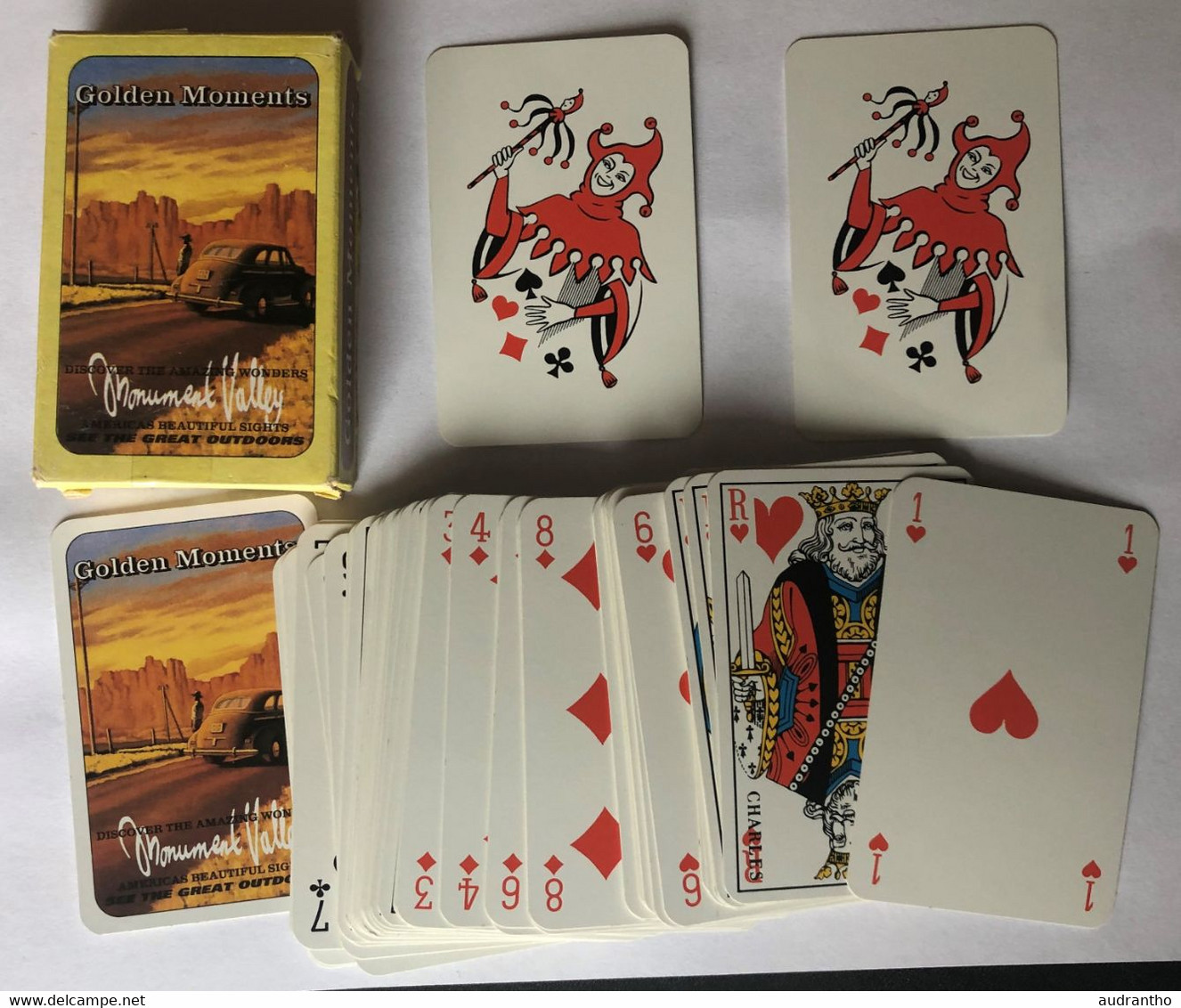 Jeu De 54 Cartes Golden Moments Monument Valley Playing Cards - 54 Carte