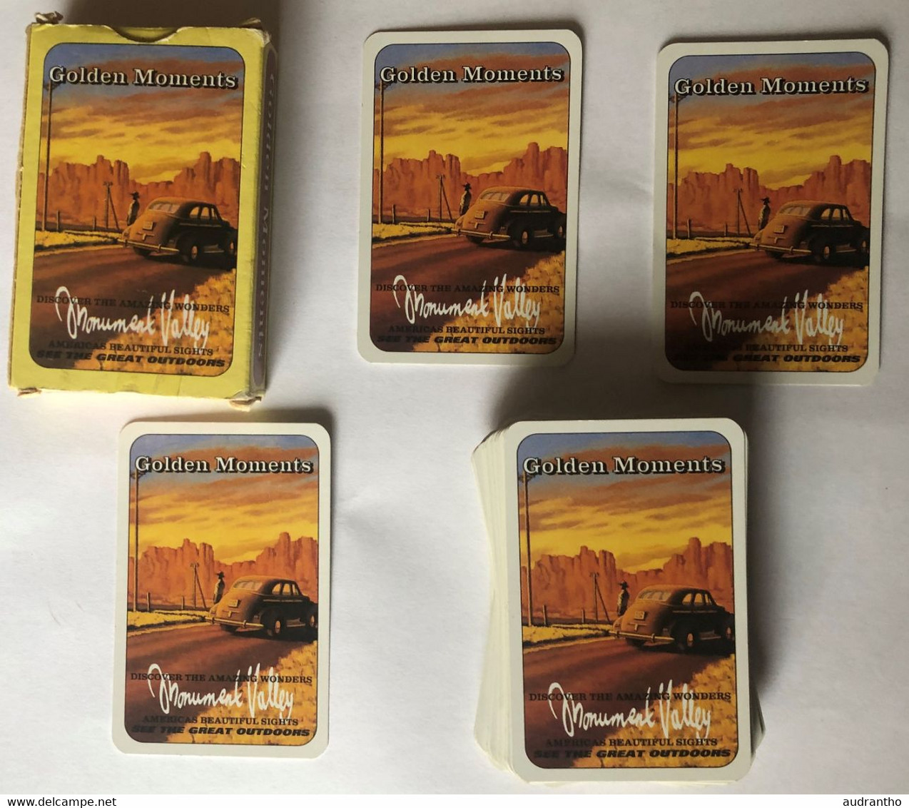 Jeu De 54 Cartes Golden Moments Monument Valley Playing Cards - 54 Cartes