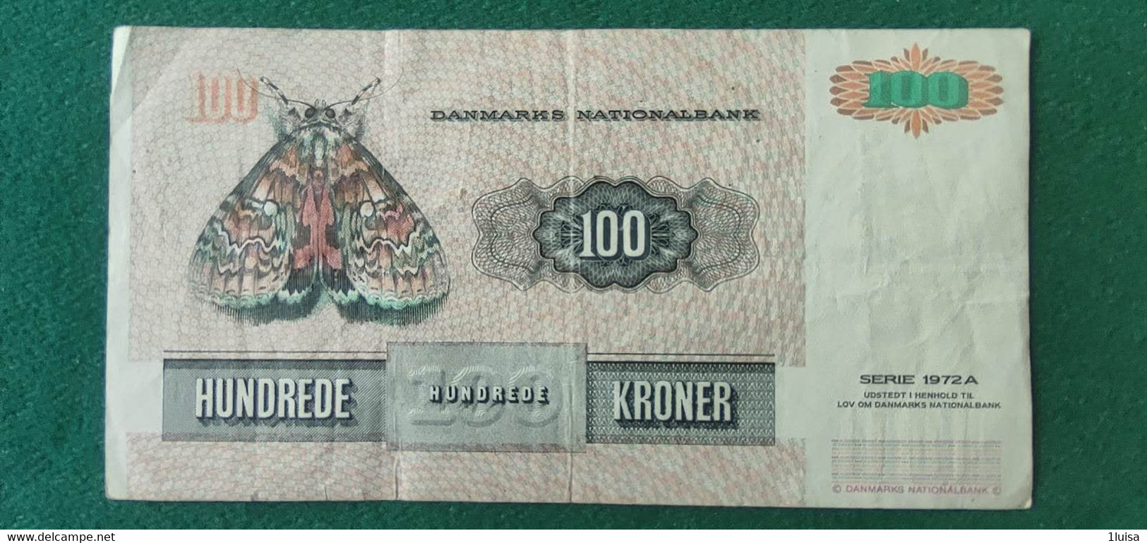 Danimarca 100 Kroner 1972 - Denmark