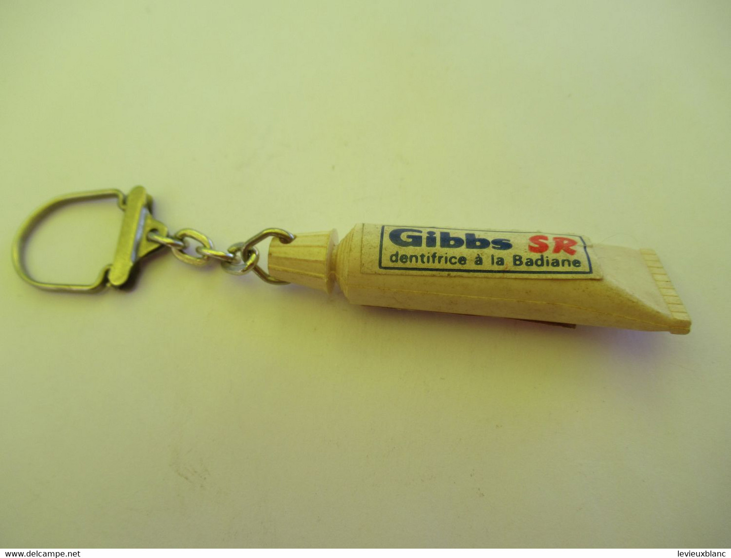 Porte-clefs Publicitaire Ancien / Hygiène/Dentifrice. GIBBS SR/Vers 1960-1970     POC536 - Portachiavi