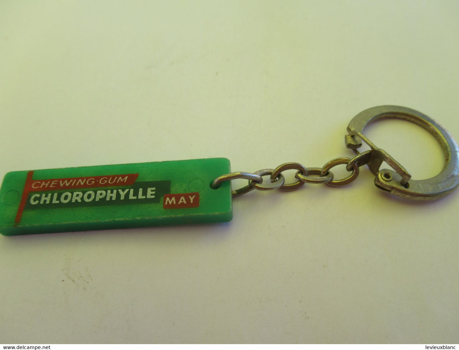 Porte-clefs Publicitaire Ancien / Hygiène/Chewing-gum/Chewing Gum Chlorophylle MAY//Vers 1960-1970    POC541 - Key-rings