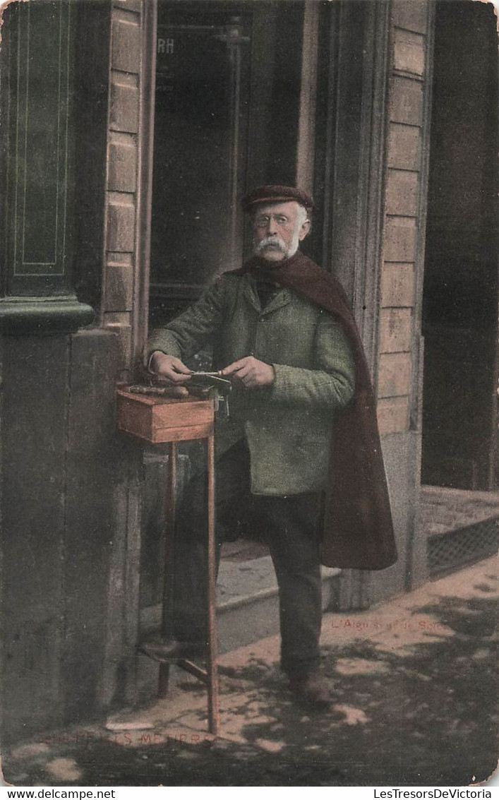 CPA - Série Petits Métiers - L'aiguiseur De Scie - Bruxelles - Old Professions