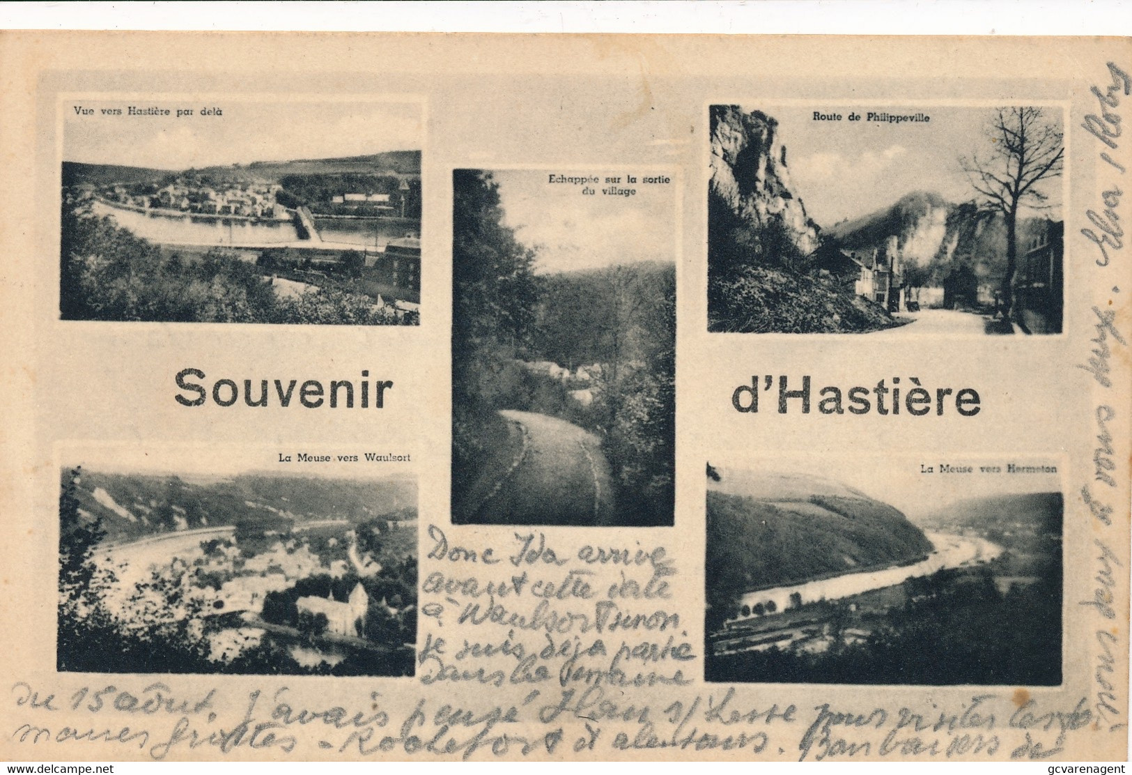 SOUVENIR D'HASTIERE       2 SCANS - Hastière