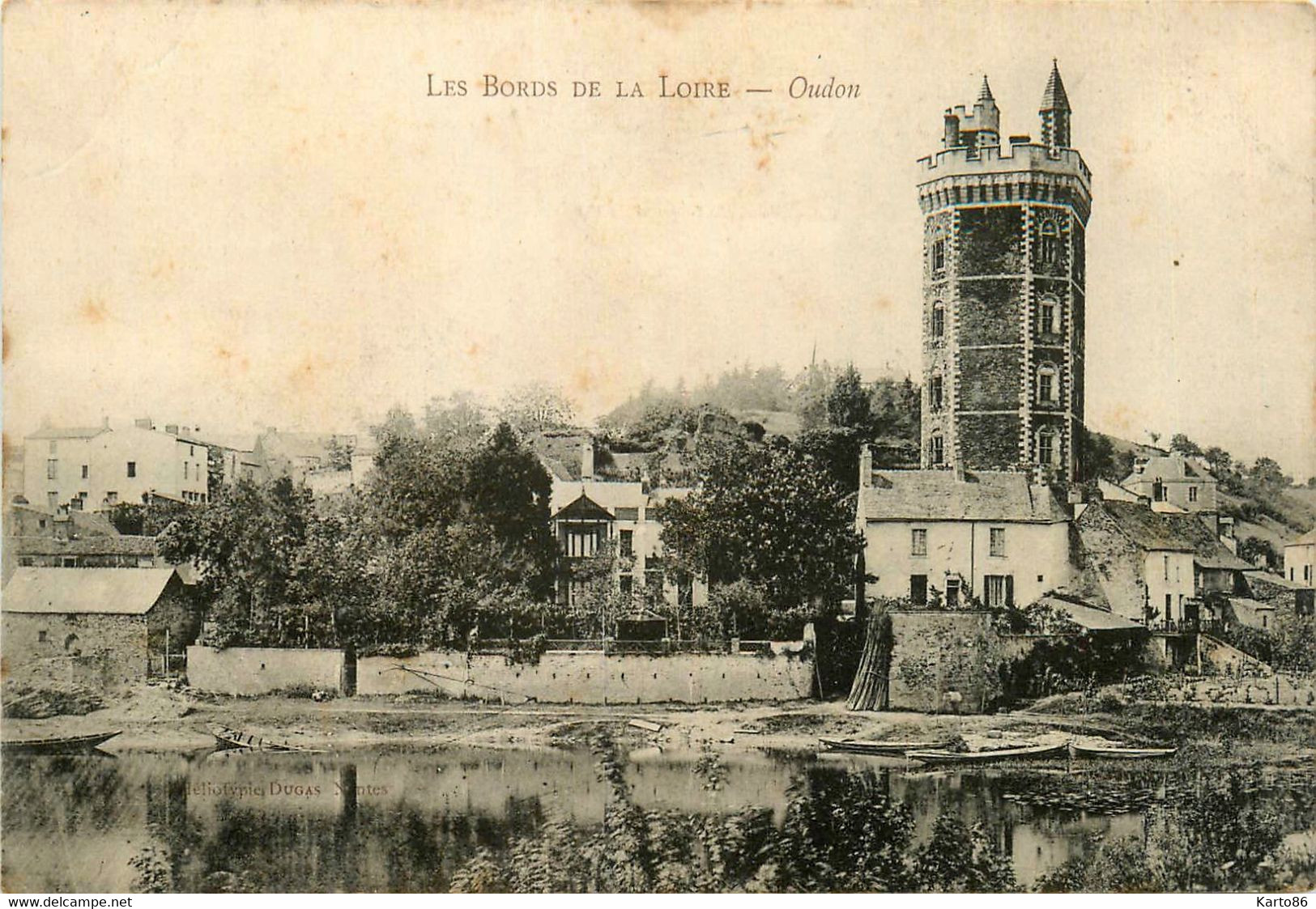 Oudon * Les Bords De La Loire * Vue Sur La Tour - Oudon