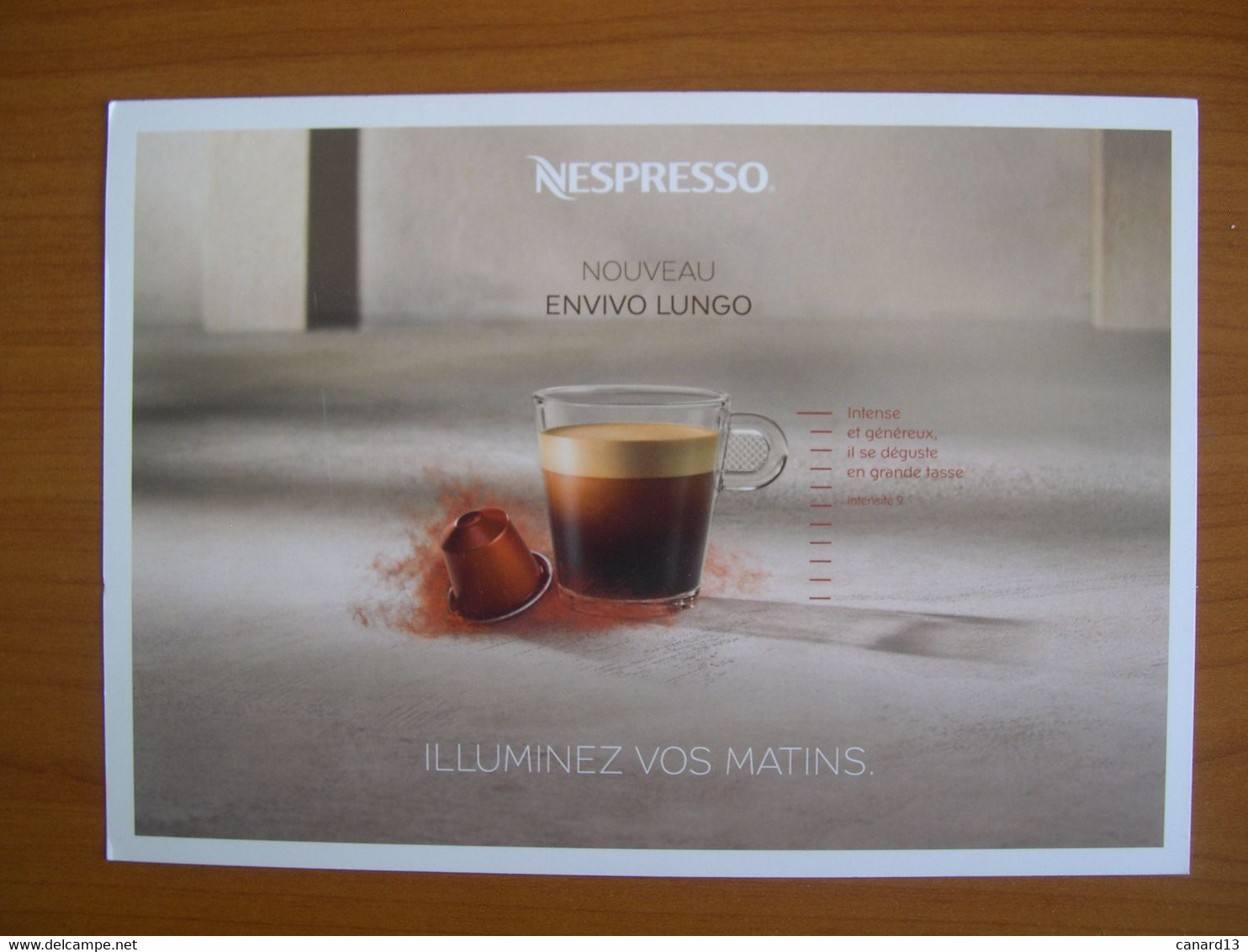 Entier Postal Carte Publicitaire Nespresso - Enteros Privados