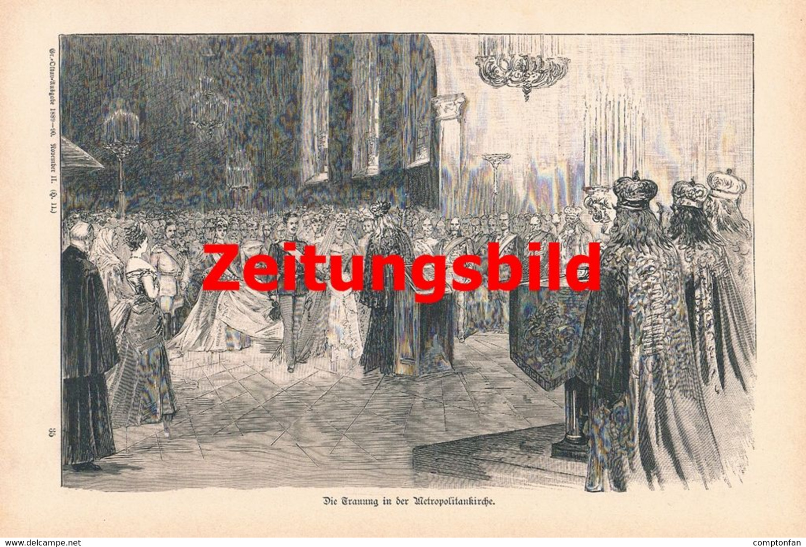 A102 1287 Konstantin I. Wilhelm II. Athen Konstantinopel 2 Artikel / Bilder 1890 !! - Hedendaagse Politiek