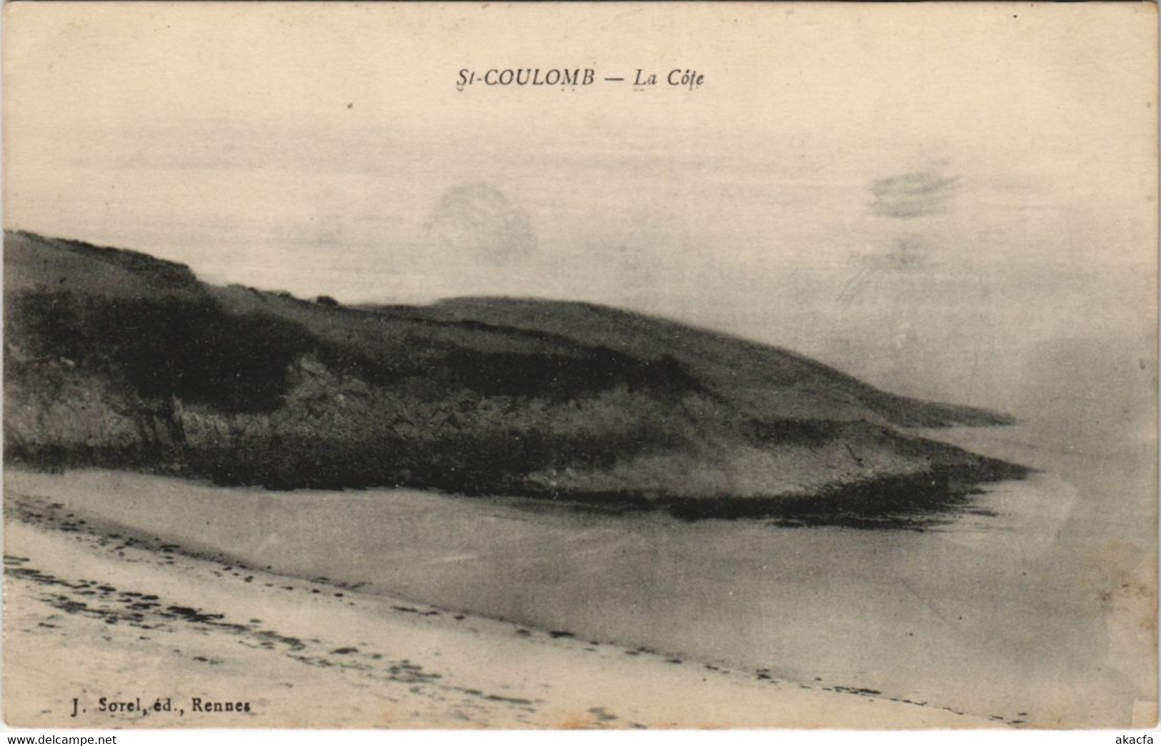 CPA SAINT-COULOMB La Cote (1250946) - Saint-Coulomb