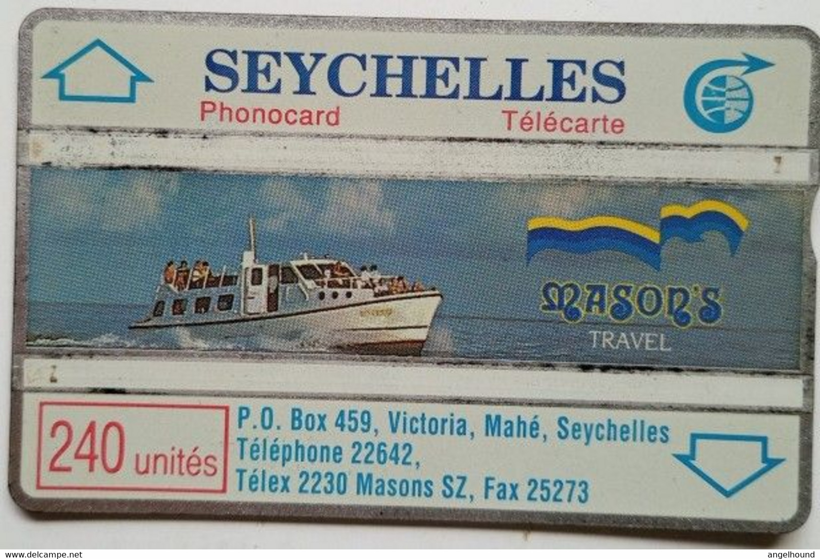 Seychelles 240 Units " Mason's Travel " 011E - Seychellen
