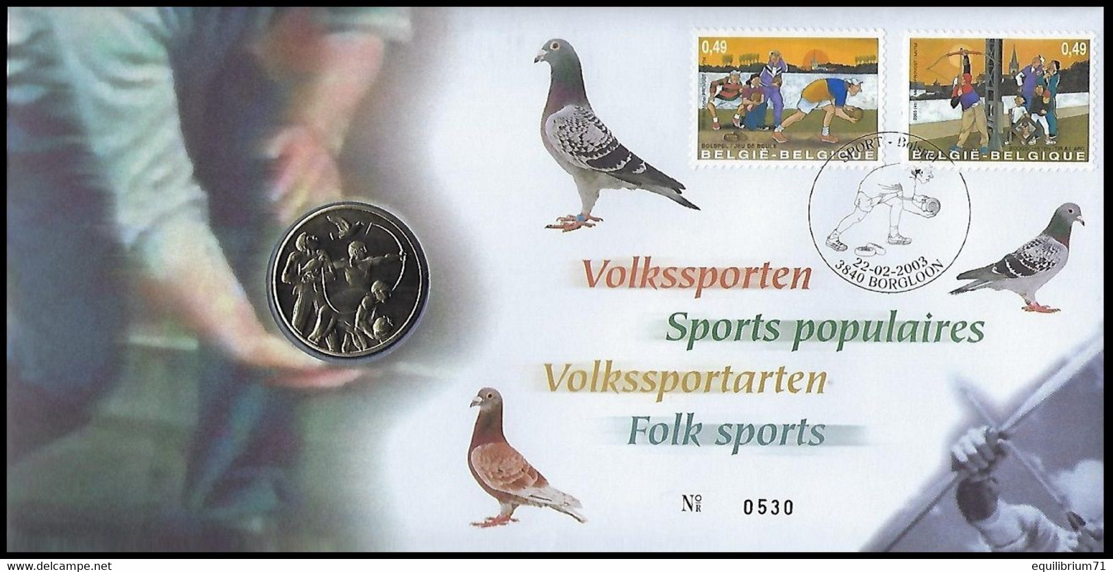 NUMISLETTER 3157/58° - Sports Populaires / Populaire Sporten / Bekannte Sportarten / Popular Sports - Numisletter
