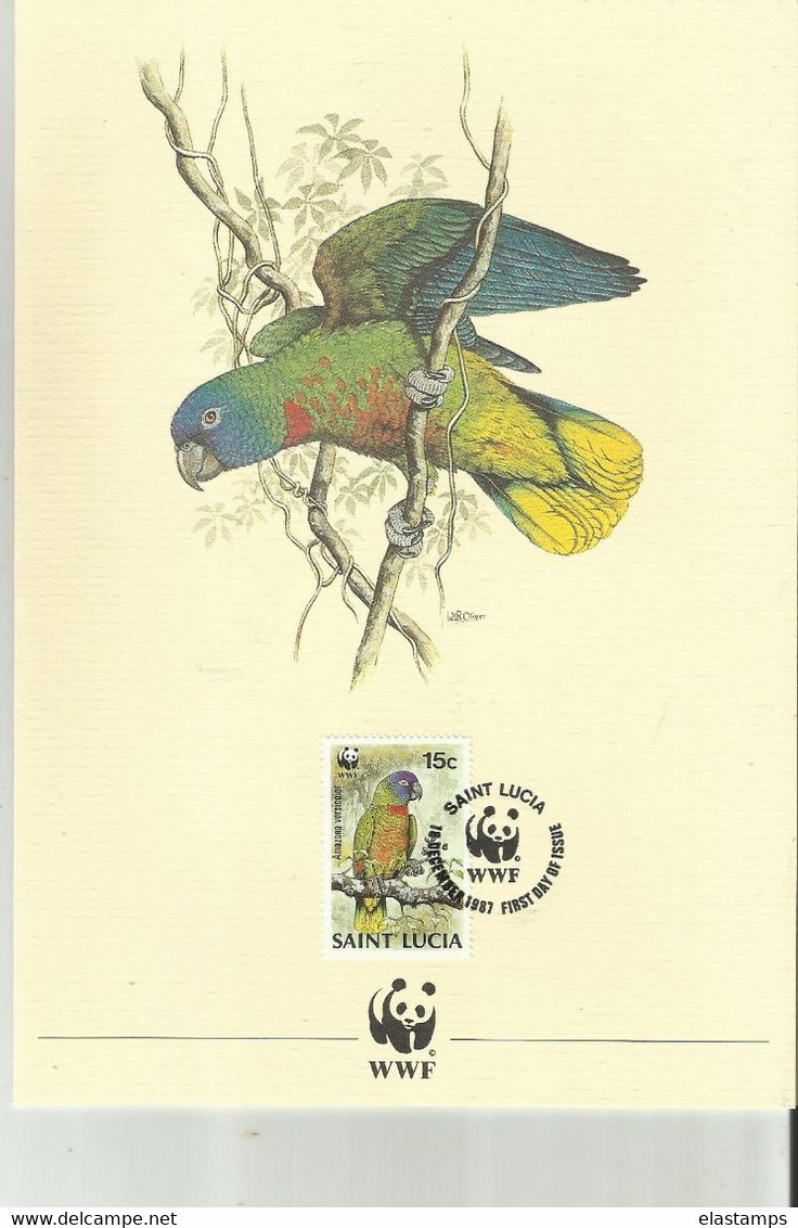 Wwf VOGEL SAINT LUCIA - Collections, Lots & Séries