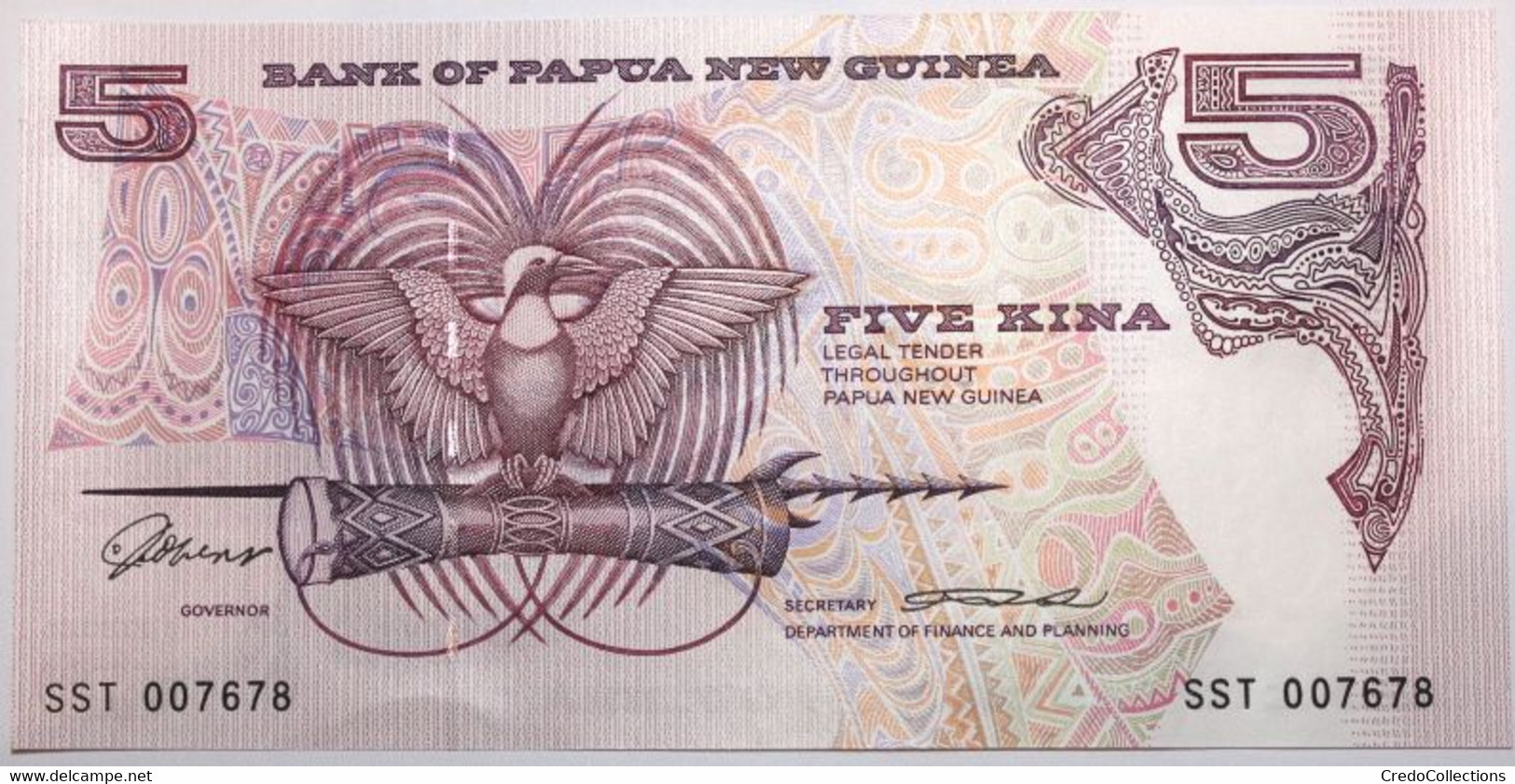 Papouasie-Nouvelle Guinée - 5 Kina - 1993 - PICK 14a - NEUF - Papua New Guinea