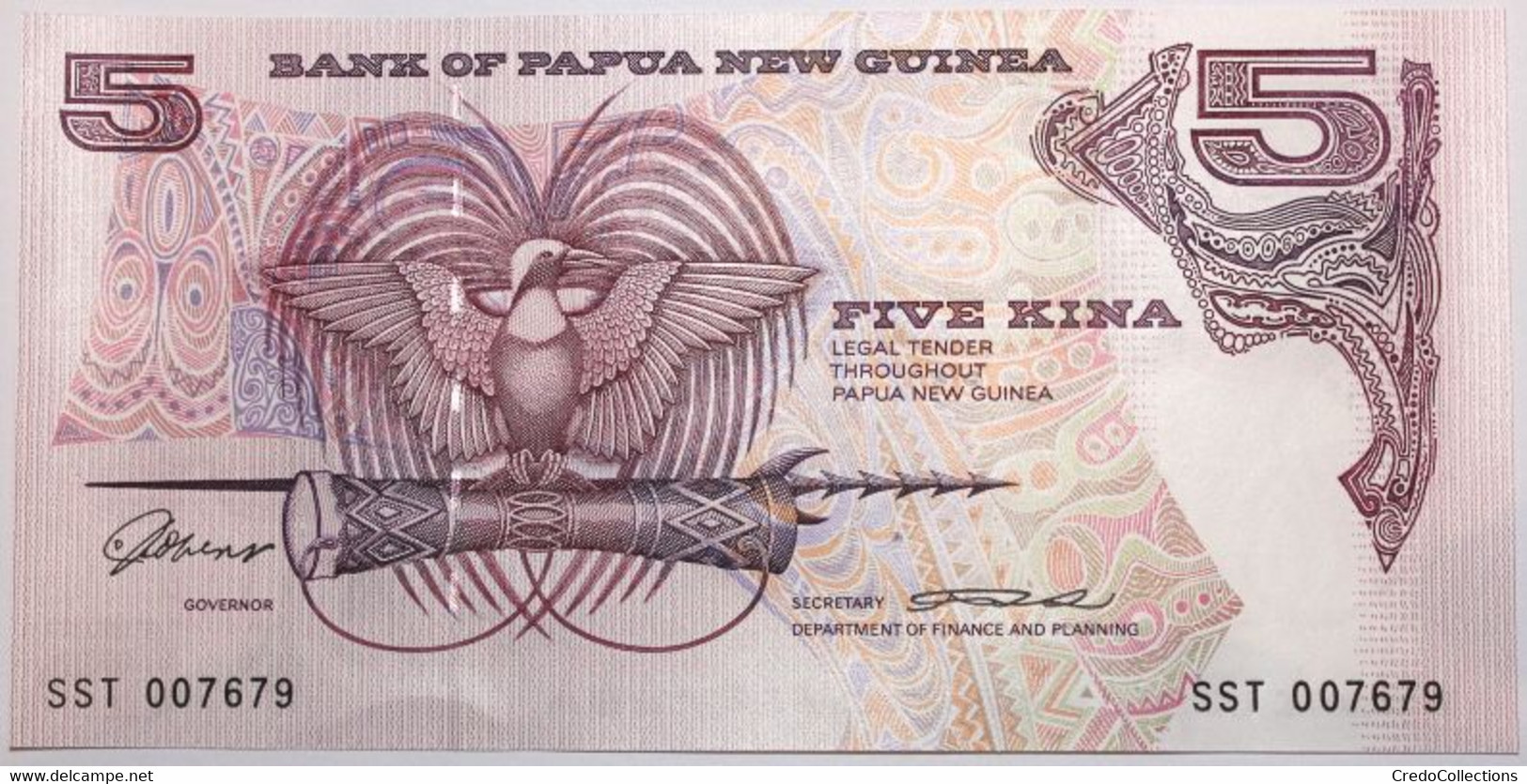 Papouasie-Nouvelle Guinée - 5 Kina - 1993 - PICK 14a - NEUF - Papua New Guinea