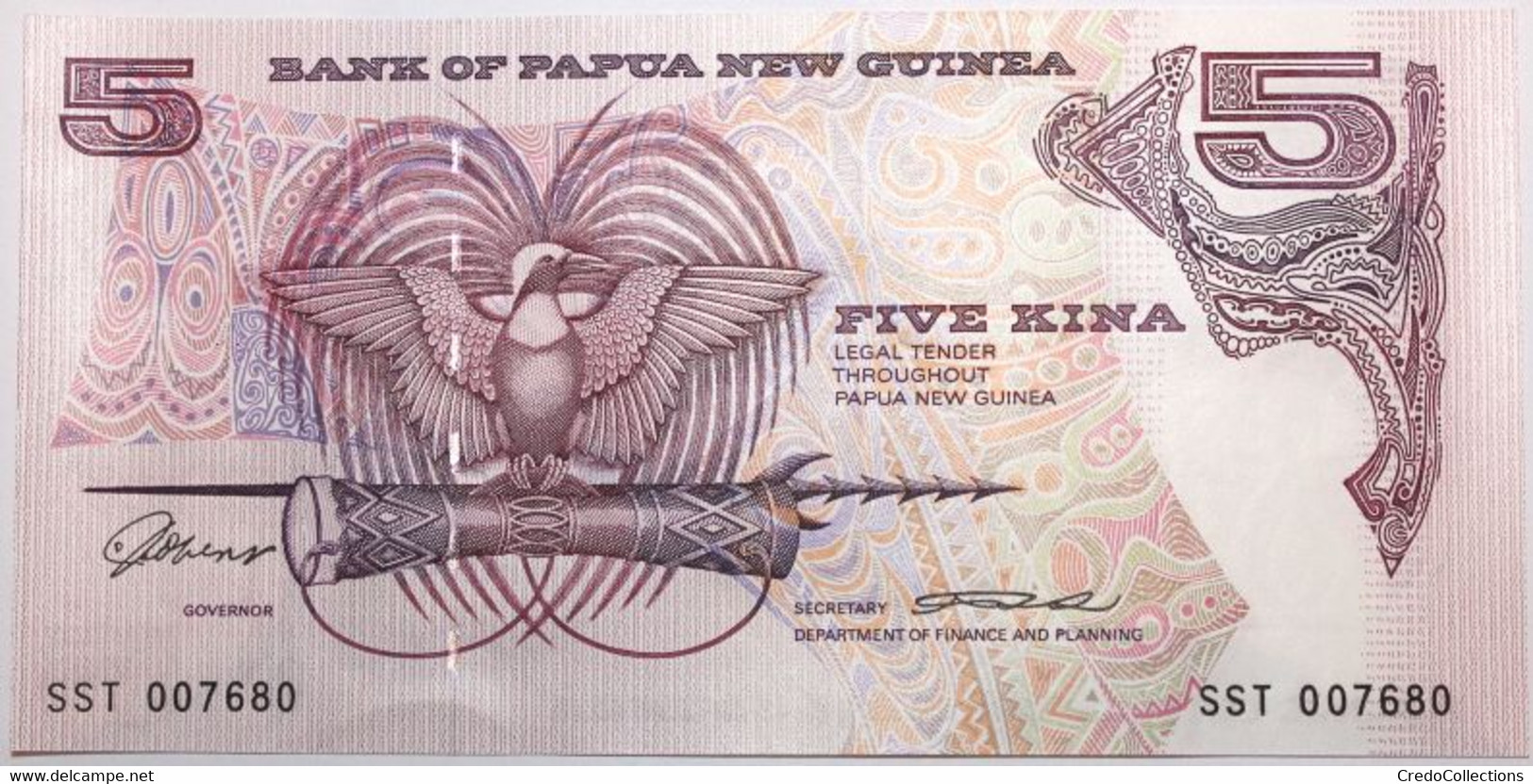 Papouasie-Nouvelle Guinée - 5 Kina - 1993 - PICK 14a - NEUF - Papua Nuova Guinea