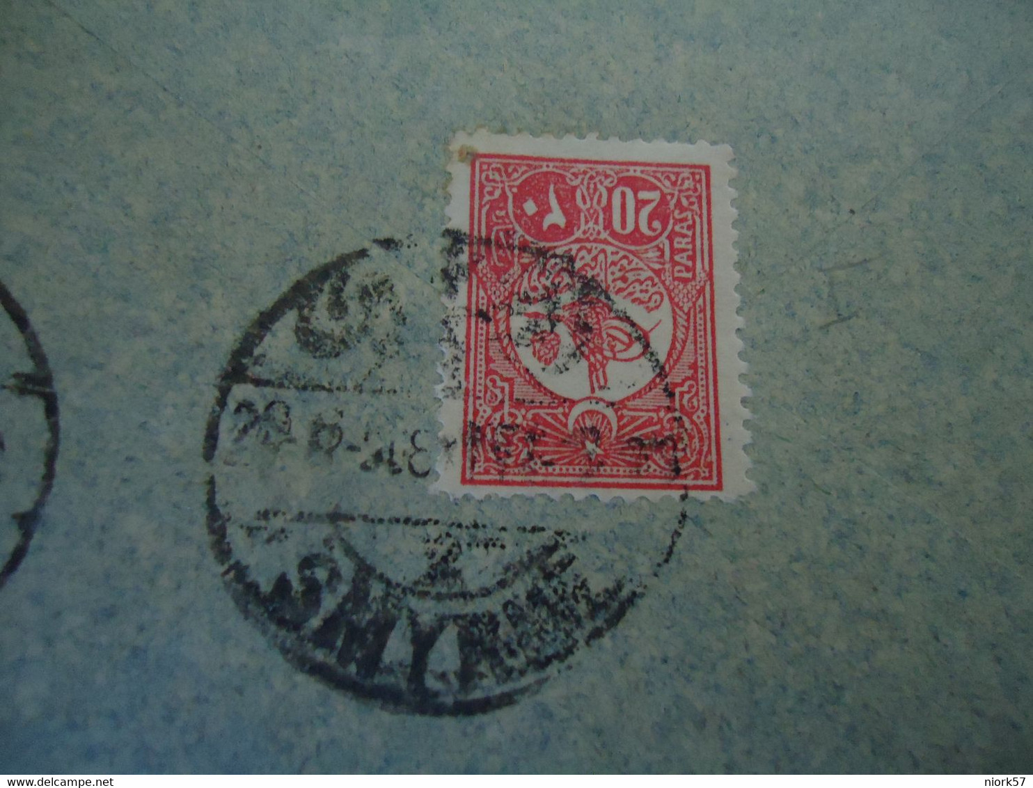 TURKEY OTTOMAN  COVER  POSTMARK  ΣΜΥΡΝΗ ΧΙΟ SMYRNE    CHIO  TURKIE - 1837-1914 Smyrna