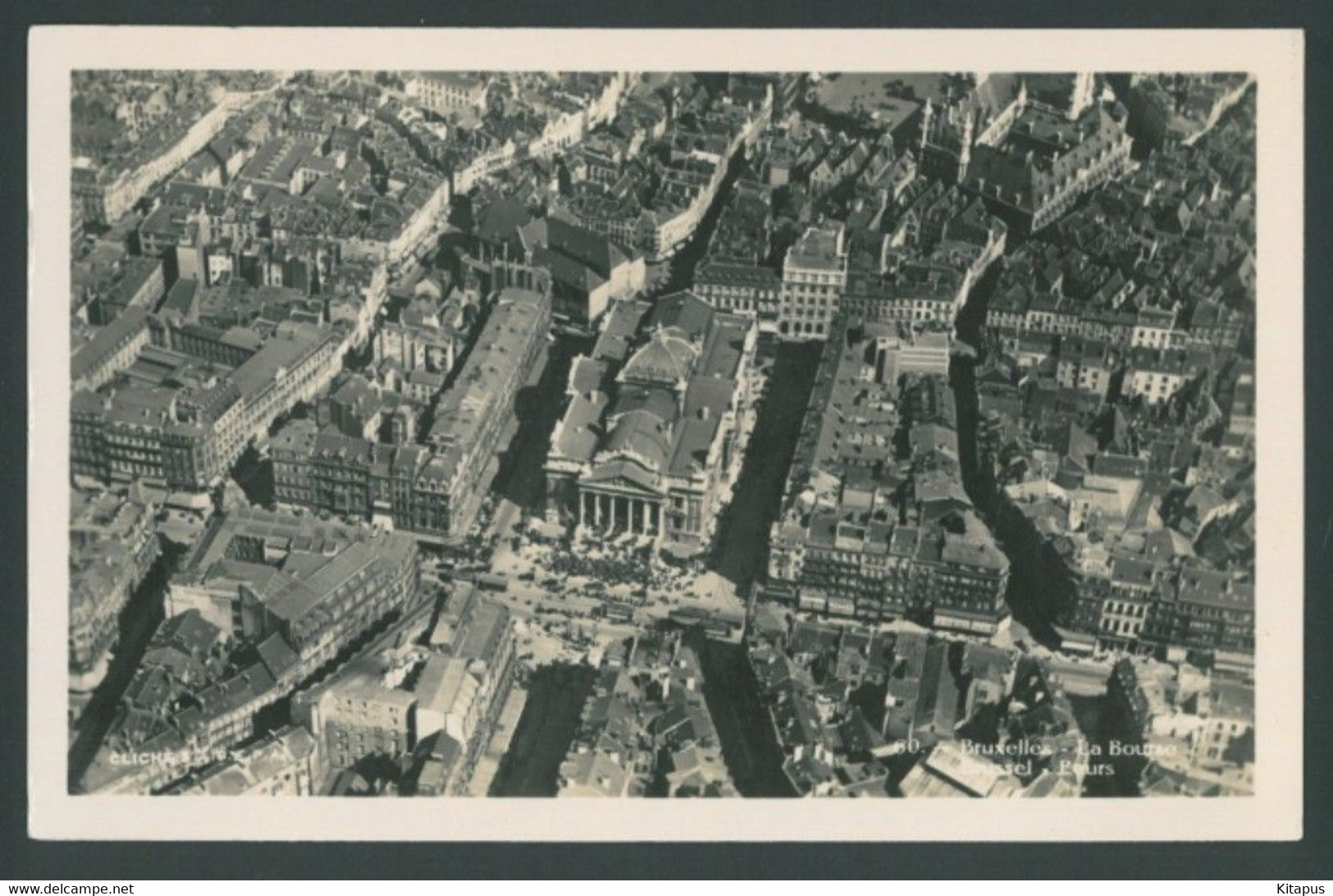 BRUSSELS Vintage Postcard Bruxelles Belgium - Panoramische Zichten, Meerdere Zichten