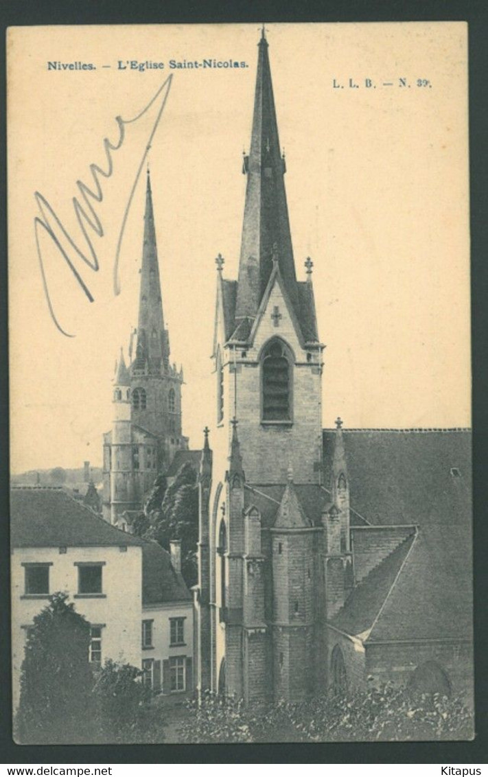 NIVELLES Vintage Postcard Belgium - Nijvel