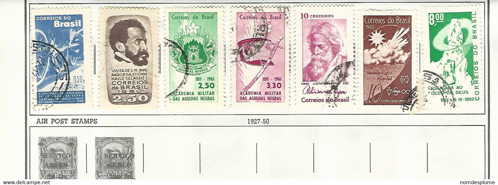 55980 ) Collection Brazil    Postmark - Collections, Lots & Series
