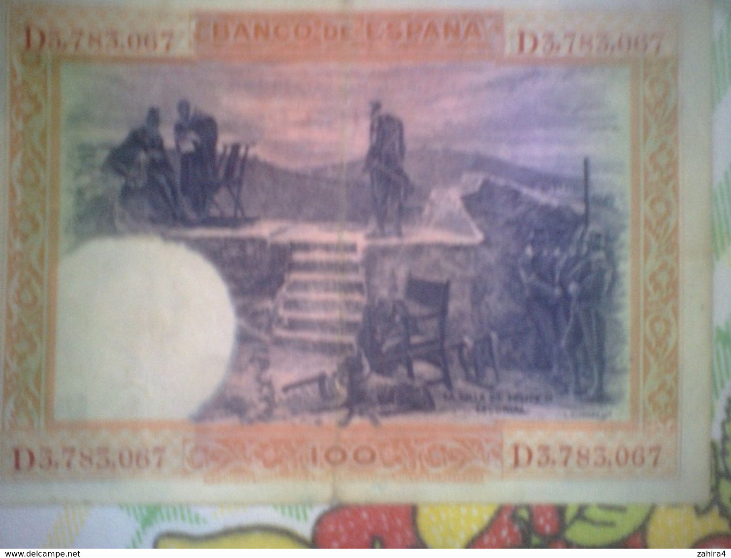 El Banco De Espana 100 Para Al Portador Cien Pesetas - Felipe II - D3,783,067 - 100 Peseten