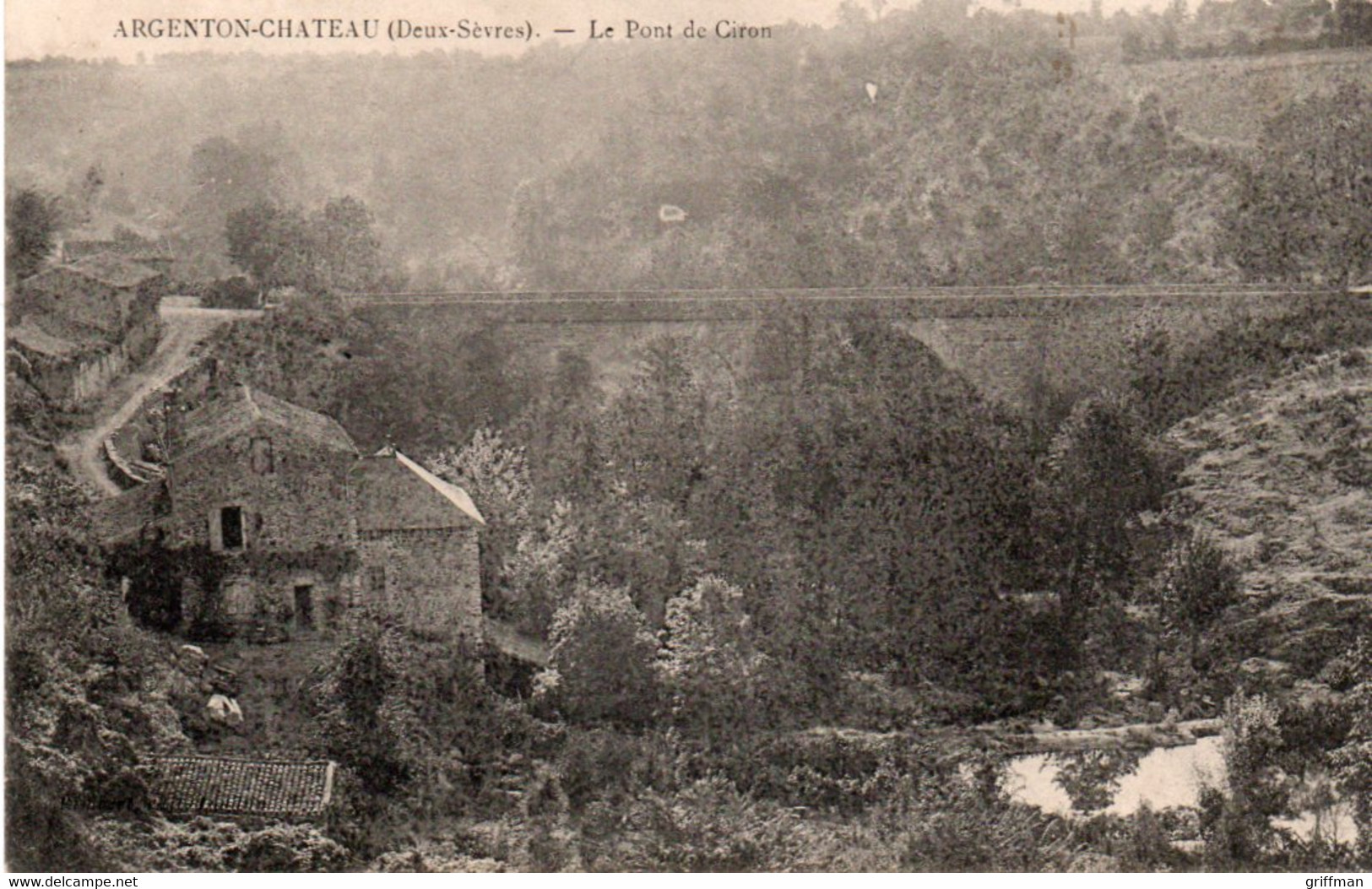 ARGENTON CHATEAU LE PONT DE CIRON 1907 TBE - Argenton Chateau