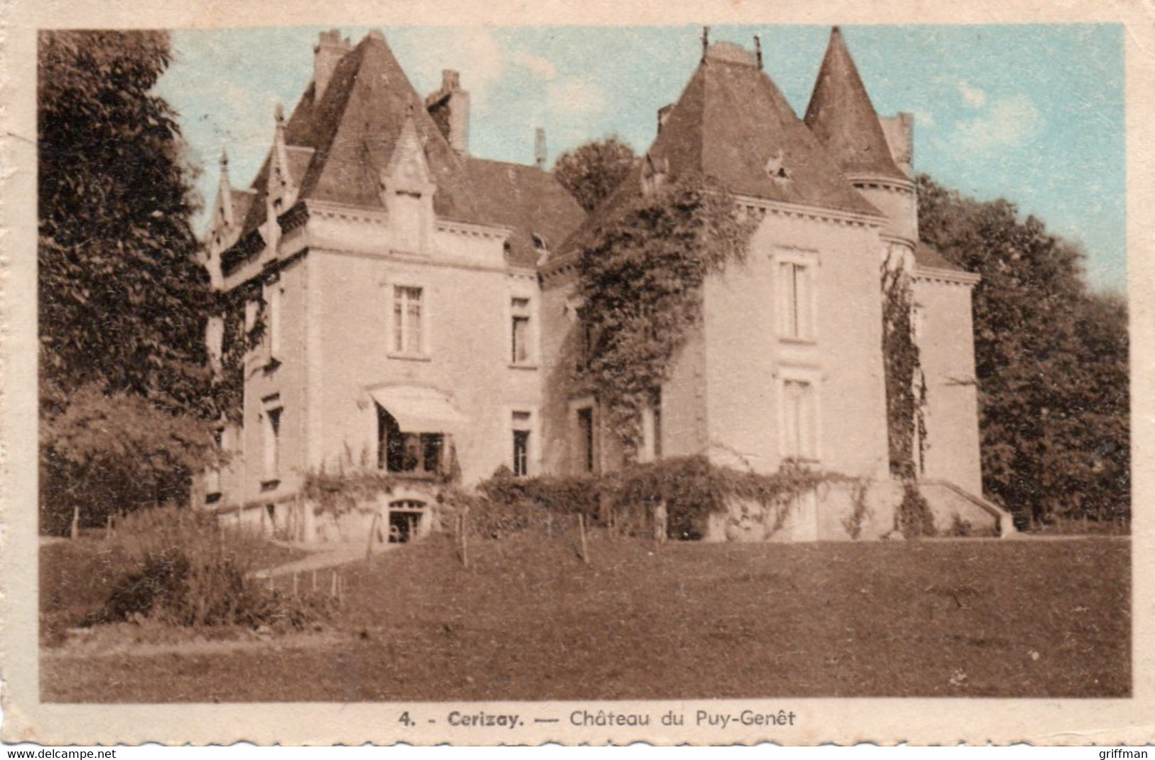 CERISAY CHATEAU DU PUY GENET TBE - Cerizay