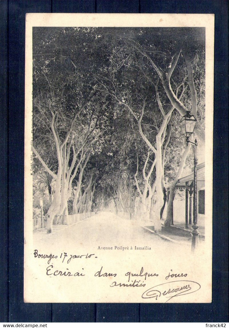 Egypte. Ismaïlia. Avenue Poilpré - Ismaïlia