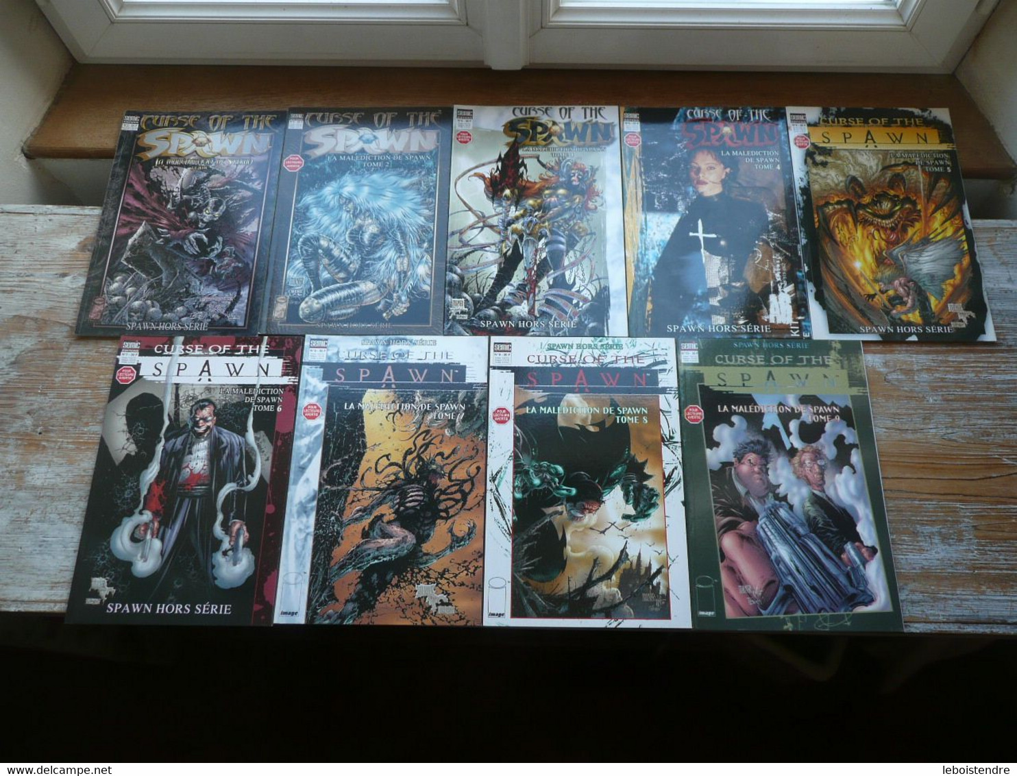 CURSE OF SPAWN LA MALEDICTION DE SPAWN TOME 1 A 9 COMPLET = SPAWN HORS SERIE N 2 A 10 MARS 1998 A DECEMBRE 1999 SEMIC - Spawn