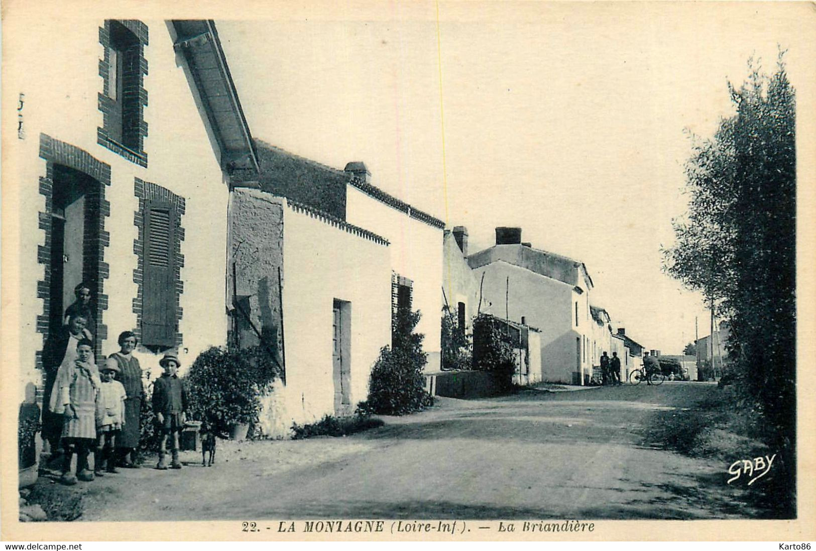 La Montagne * Rue Du Quartier Faubourg De La Briandière * Villageois - La Montagne