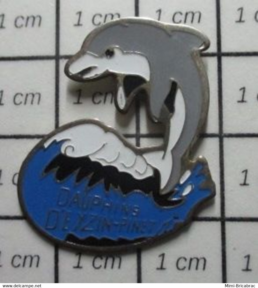 Sp12 Pin's Pins / Beau Et Rare / THEME : SPORTS / NATATION CLUB LES DAUPHINS D'EYZIN-PINET Isère En Région Auvergne-Rhôn - Nuoto