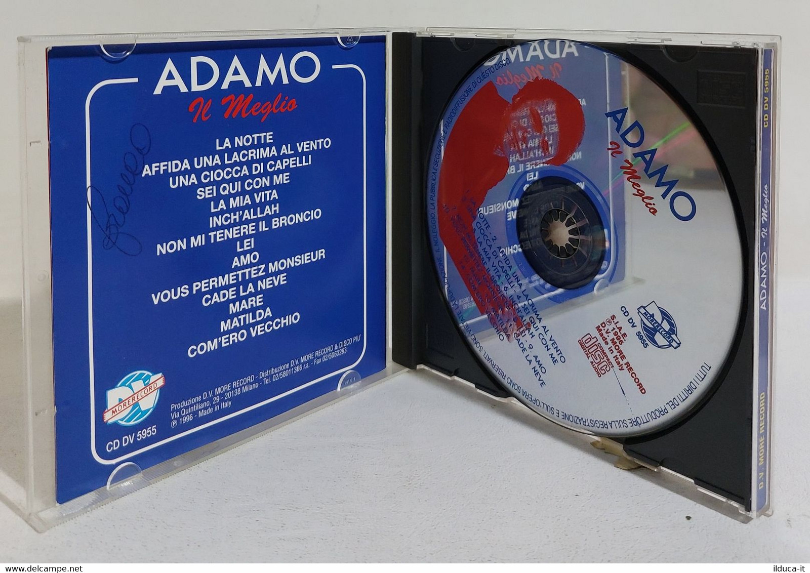 I107897 CD - Adamo - Il Meglio - D.V. More Record 1996 - Altri - Musica Italiana