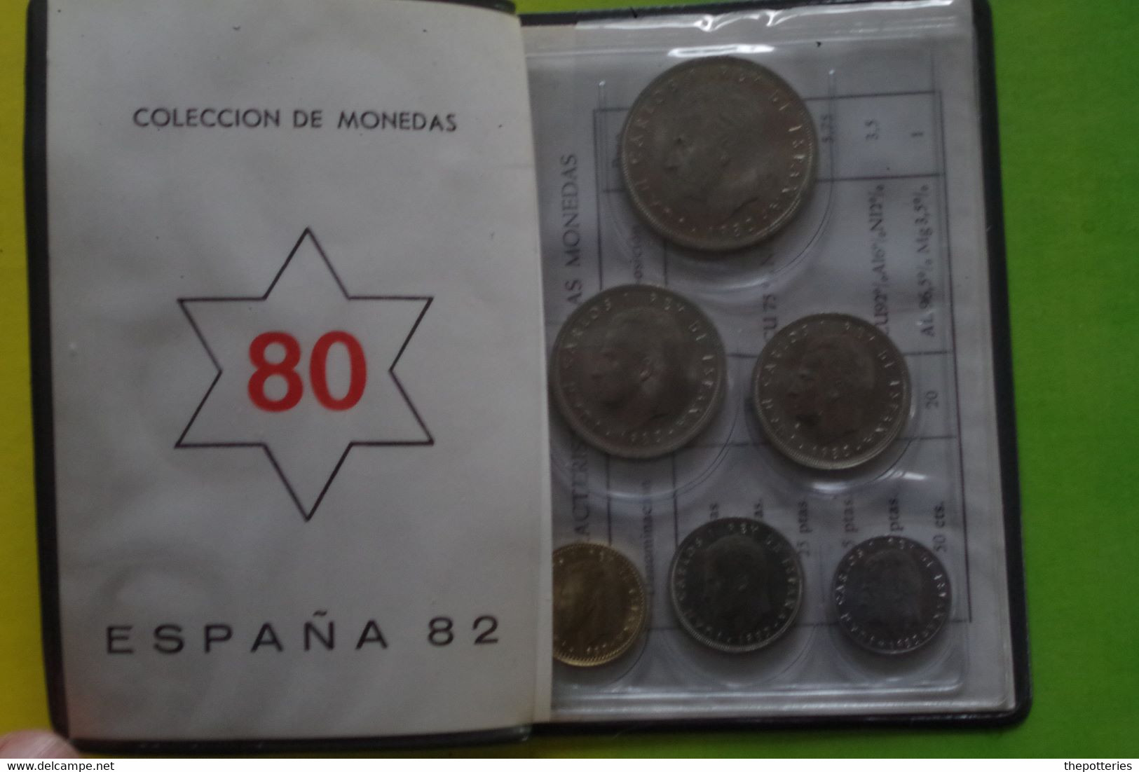 P1-001 Espana Espagne Spain Mondial 82 Football Coin Piece Monnaie Money Coupe Du Monde 1982 Mundial - Ongebruikte Sets & Proefsets