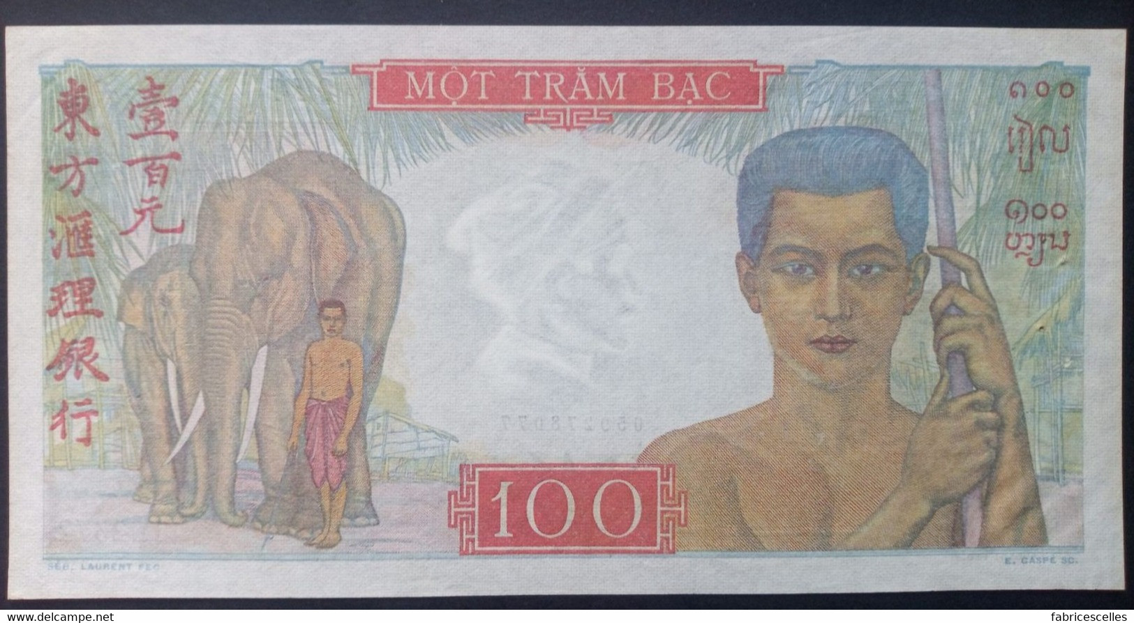 Indochine, Billet De 100 Piastres - Indochine