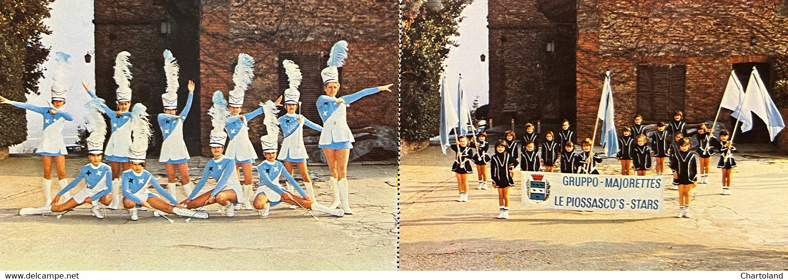 Cartolina - Piossasco (Torino) - Gruppo Majorettes - 1970 Ca. - Otros & Sin Clasificación