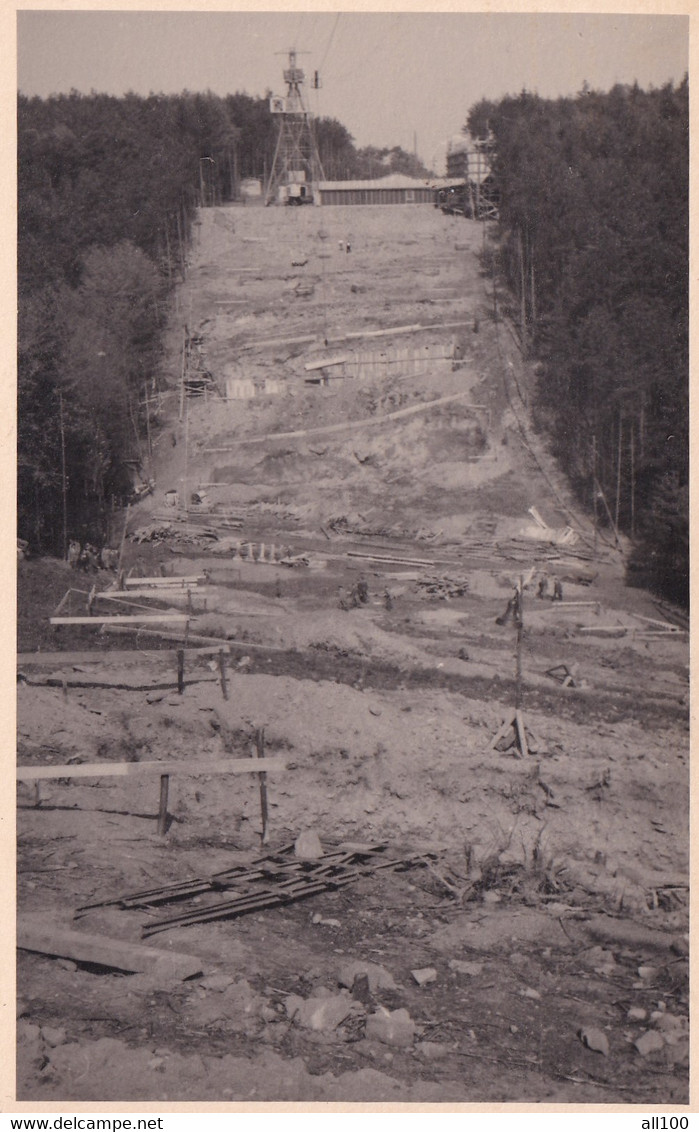 A17654 - PHOTO FOREST SKI SLOW VINTAGE  POSTCARD UNUSED - Sports D'hiver