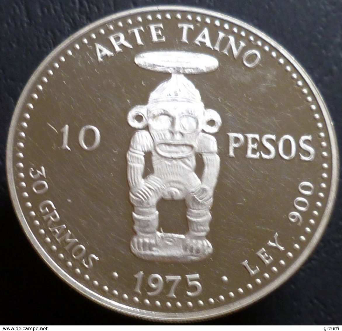 Repubblica Dominicana - 10 Pesos 1975 - Arte Taino - KM# 38 - Dominikanische Rep.