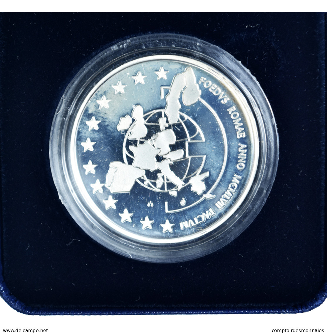Monnaie, Belgique, 40th Anniversary - Treaty Of Rome, 5 Ecu, 1997, Bruxelles - Ecus (gold)