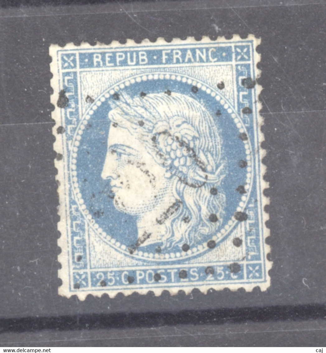 FRX  905  -  France  :  Yv  60B  (o)  GC 220  AUFFRAY  (74) Variété:  Halo Autour Des Cheveux - 1871-1875 Ceres