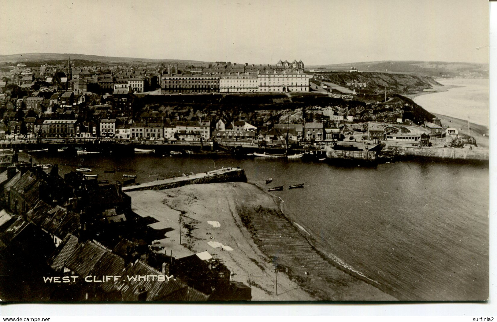 YORKS - WHITBY - WEST CLIFF RP  Y3876 - Whitby