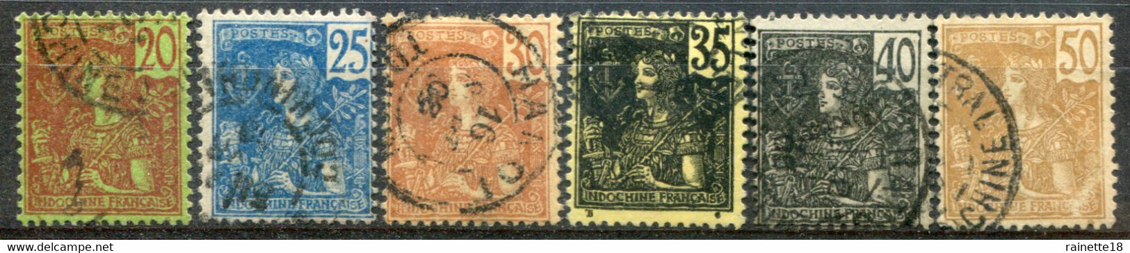 Indochine          N°  30/35 Oblitérés - Used Stamps
